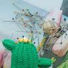 50 Pcs Craft Positioning Pins Straight Pins Sewing Pins Quilting Pins Colourful Fabric Pins for Craft Sewing Decorating