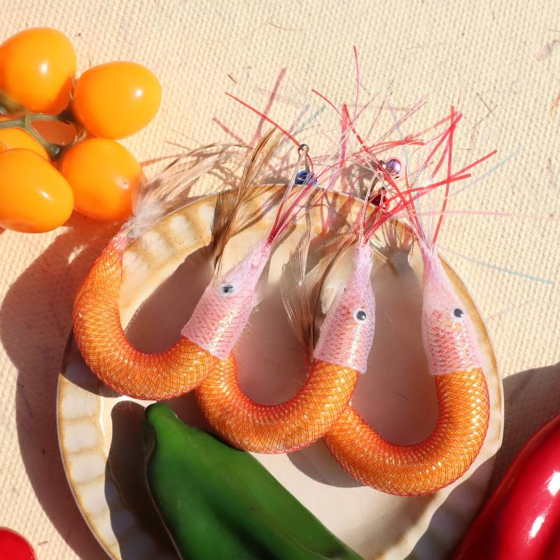 

Cat Teaser Toy Feather Bell Interactive Kitten Toy Cute Prawn Modeling Detachable Cat Toy Cat Accessories оранжевый