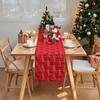 Plush Embroidered Christmas Table Cover Rectangular Dining Tablecloth  Restaurant
