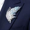 Schmetterling Brosche Bunte Diamanten Dekor Langlebige Legierung Funkelnde Flügel Vielseitiger Revers Anstecker für Anzüge Mäntel Kleider Taschen