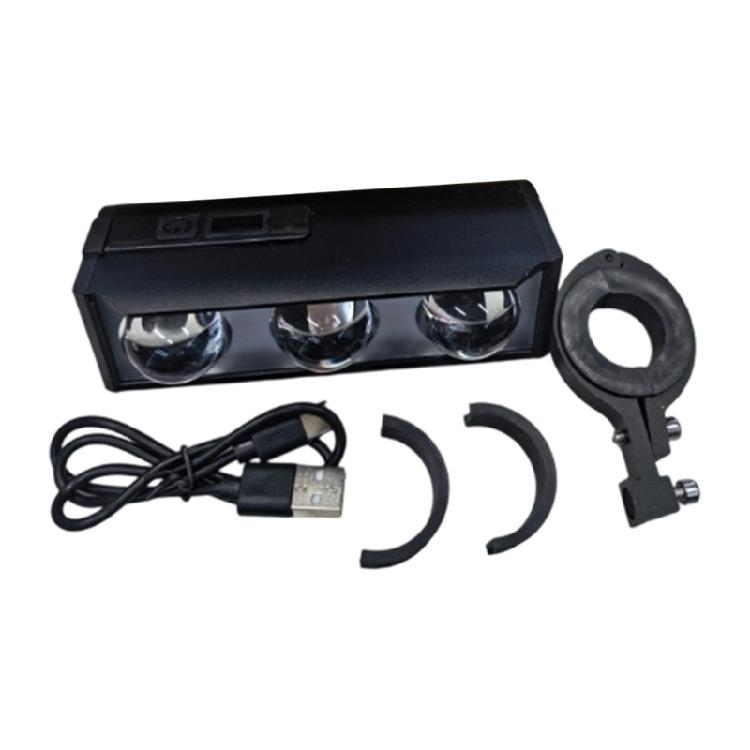 

High Performances Rechargeable Bike Light LED with Intelligent Battery Display Waterproof for Exploration Safety