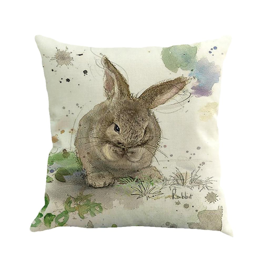Easter Sofa Bed Home Decoration Festival Pillow Case Cushion Cover