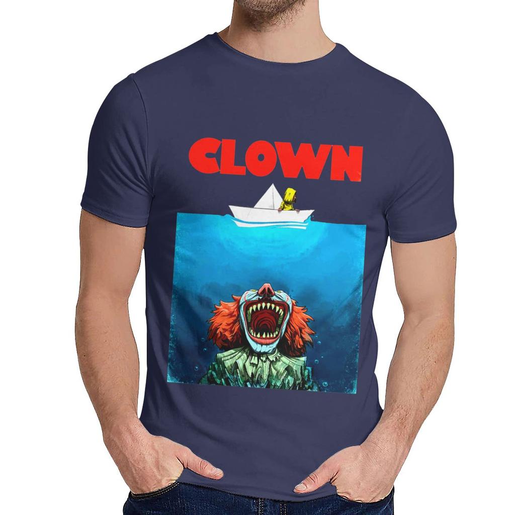 Man S Horror Team Scary Movies It Tee Shirt Clown Under Halloween Quality Cotton Leisure