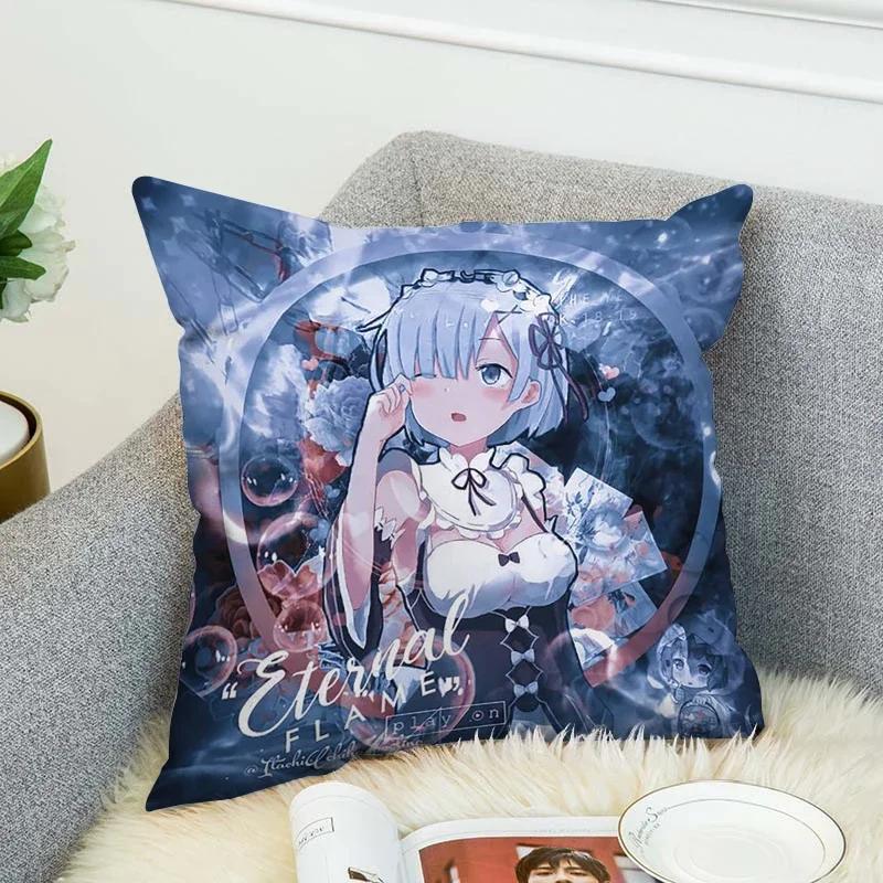 Pillowcases for Pillows Anime Pillow Cover 40x40 Pilow Cases Decorative Cushion Covers Pillowcase Cushions Home Decor Sofa