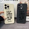 Black English Applicable iPhone15 Mobile Phone Case 14PROMAX All-inclusive 13/11 Anti-drop 16/15 Protective Case 17