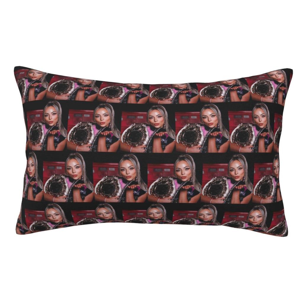 Liv Morgan Rectangle Pillowcase Cushion Cover Decorative Bedroom Bed Home Comfort Throw Pillow