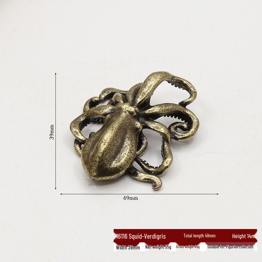 Antike Bronze Vier Göttliche Bestien Ornamente: Blauer Drache, Weißer Tiger, Roter Phönix und Schwarze Schildkröte - Feng Shui Dekoration für Wohlstand