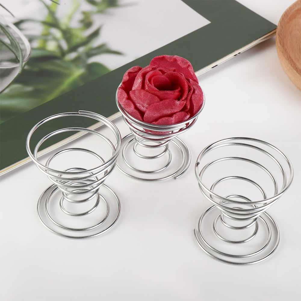 3Pcs/set Spring Wire Spring Base Holder Pineapple Base Spring Wire Egg Tray  Home Decor