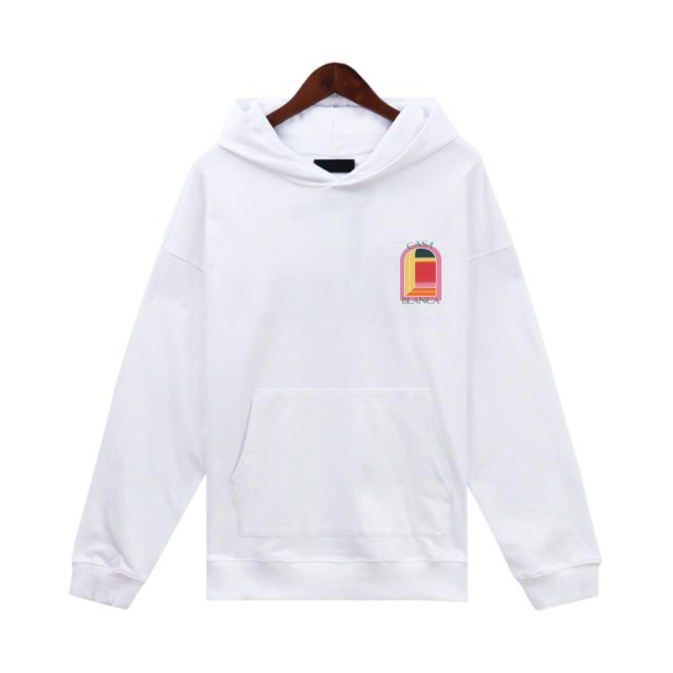 Unisex Trendy European & American Loopback Hooded Sweatshirts - Autumn/Winter, Featuring Loose Casablanca Style