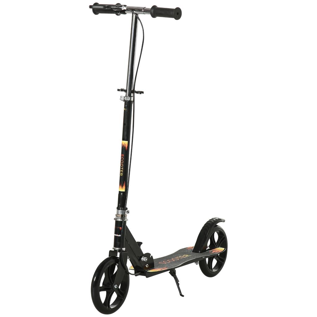 Foldable Kids Scooter with Height-Adjustable Handlebar and Double Brake 86 x 35 x 93-103 cm Black
