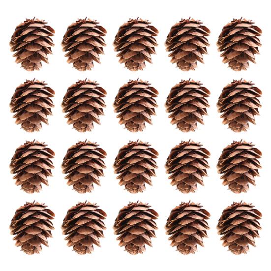20Pcs Artificial Pine Cone Attractive for Garden Convenient Decorative DIY Simulation Pinecone Novel Vivid Natural