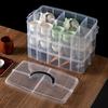 Stackable Multi-Layer Tea Set Storage Box with Handle - Dustproof and Portable for Cups and Coffee Table