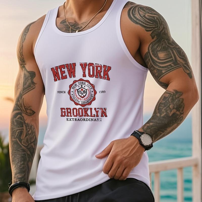 

Summer Sleeveless Shirt, Lightweight Wrinkle-Resistant for Beach Vacations XXL