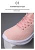 Women's Flyknit Breathable Sports Shoes - 2026 Spring/Autumn Soft Sole, Lightweight Running
