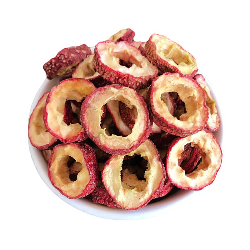 Seedless Dried Hawthorn Slices for Tea, 500g - Sulfur-Free, Pitted Hollow Hawthorn Rings