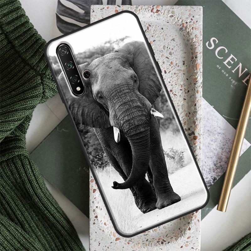 Indian Animal Elephant For Huawei Nova 10 9 SE 5T 12s 12i 11i Y91 Y90 Y60 Y70 Y72 Y61 P60 Pro P20 P40 P30 Lite Case