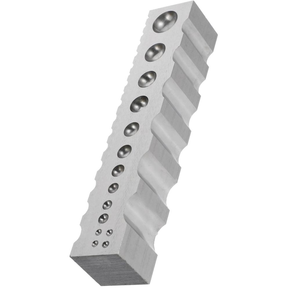 Portable Jewelry Making Tool for Bracelet Engraving Practical Steel Grooved Block for Artisans and Craftsmen