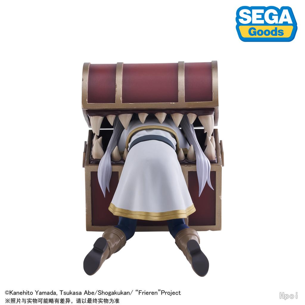 10CM Anime Sousou no Frieren Figur Frieren Møter Skattekiste-monsteret Kreativ Modell Leketøy Gave Dukke Actionfigur PVC