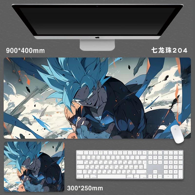 High Quality Japanese Animation Seven Dragon Ball Mouse Pad Oversized Boys Animation Two-dimensional E-sports Game Computer Keyboard Student Desk Pad