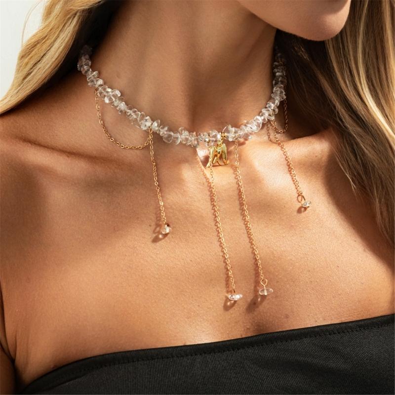 Nature Inspired Single Layer Bird Pendant Necklace Sturdy Alloy Chain Clavicle Chain For Casual Or Formal