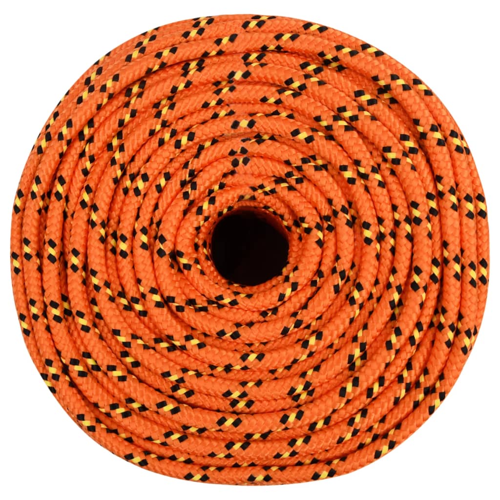 Vidaxl Linka Żeglarska, Pomarańczowa, 6 Mm, 250 M, Polipropylen