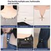 Pearl Sleeve Clips 2 Pack No Sew No Trace Clothing Holders for Adjusting Long Sleeves Weekend Outings