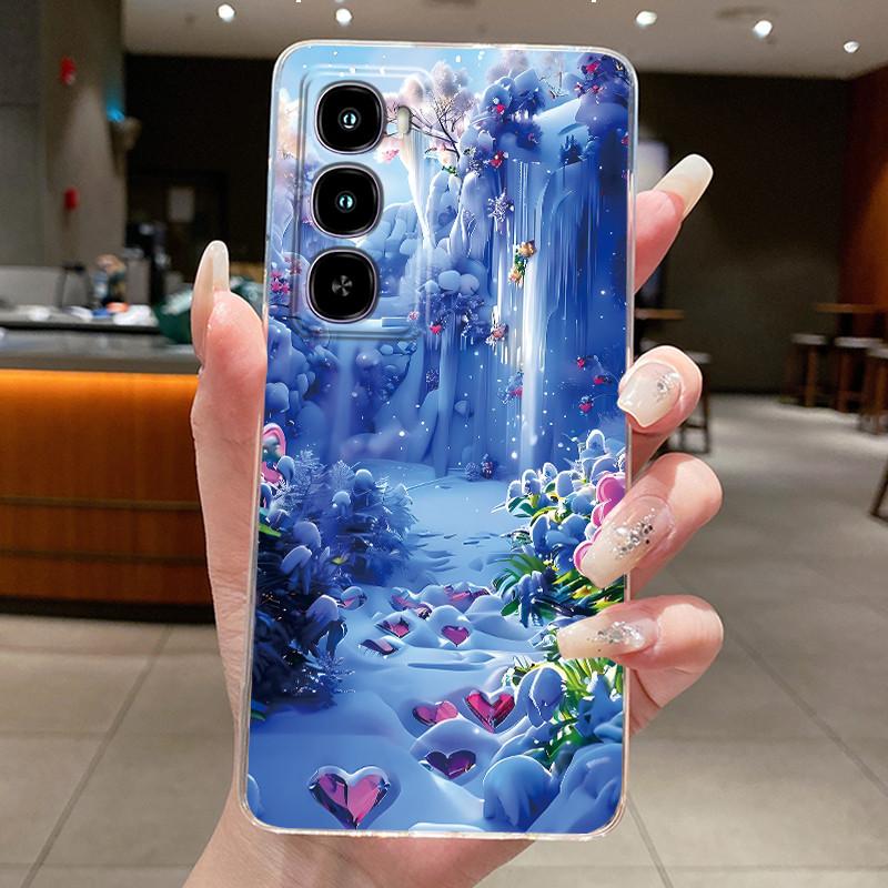 Casing For Itel City 100 / Itel C671L Phone Case Clear Soft TPU Silicone Back Cover Aesthetic Fashion Cute Cat Astronaut Cases