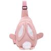 Schoolbag cartoon cute rabbit ears casual breast bag women's trendy children's bag women's new simple casual fashion shoulder messenger bag