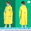 Neues Modell Kinder-Regenmantel für die Schule, Mädchen und Jungen, Grundschüler, mit Platz für den Rucksack, Ganzkörper-Regenponcho für ältere Kinder