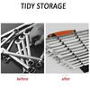 Plastic Wrench Organizer Tray Sockets Storage Tools Rack Sorter Standard Spanner Holders Wrench Holder Wrench Storage Rack