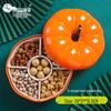 Pumpkin Candy & Snack Divided Serving Dish