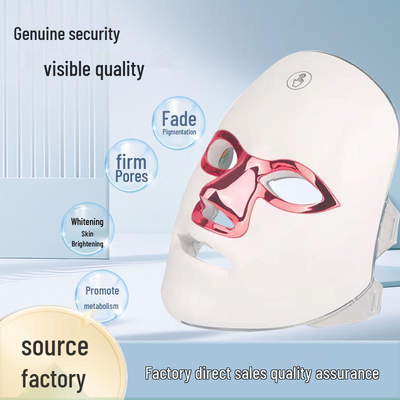 LED Light Therapy Face Mask for Acne Removal and Skin Rejuvenation