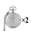 Vintage classic quartz pocket watch exquisite carved flip chain pendant men women pocket watches reloj