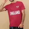 Adult or Kids ENGLAND Country Name and Badge Football T-Shirt Rugby Euro World Cup