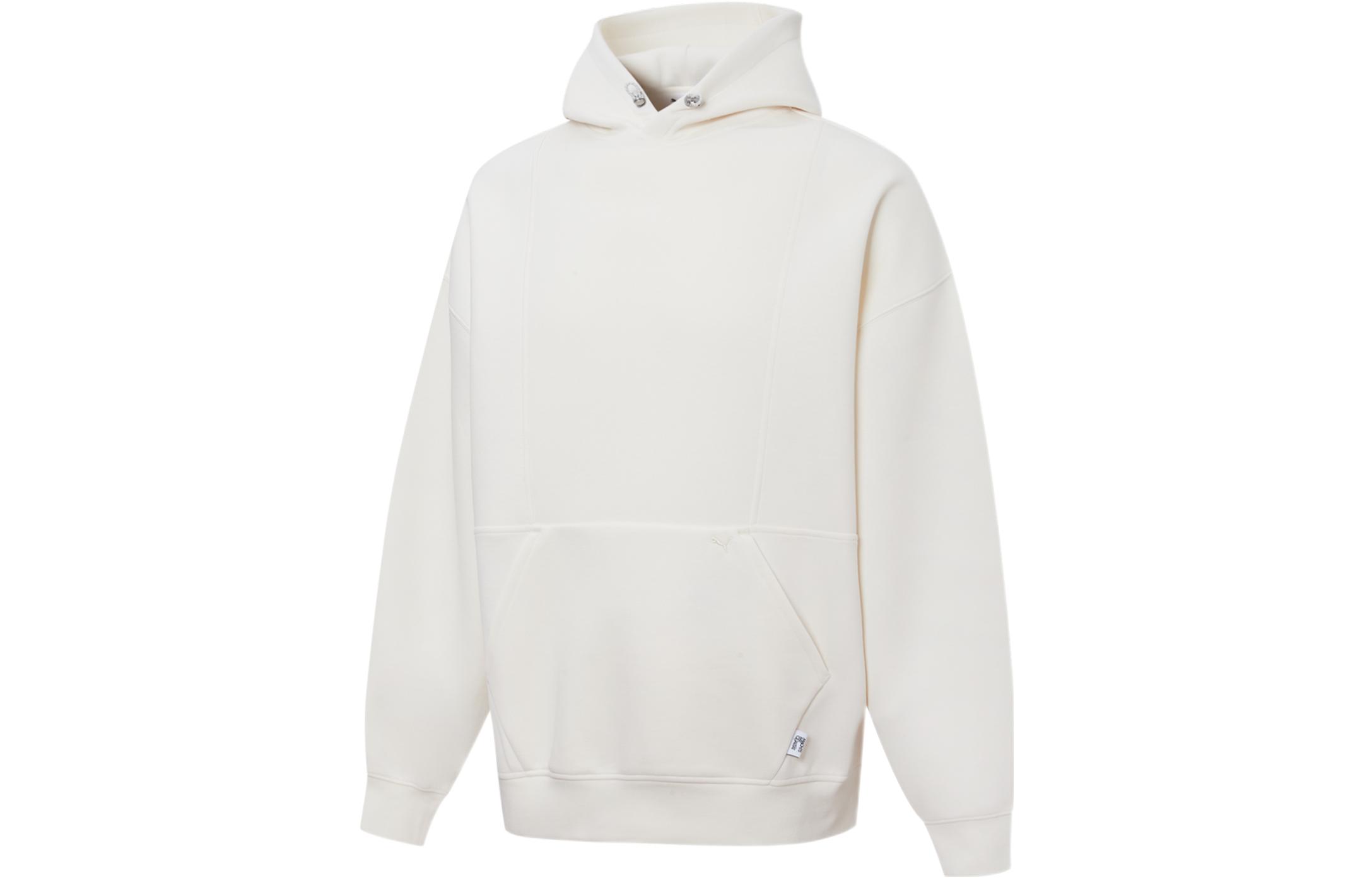 PUMA Mmq Series Sweatshirts Unisex White Hooded Moderate Regular 534673-65 L