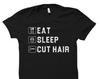 Eat Sleep Cut Hair Shirt. Hair Stylist Shirt. Hair Stylist Gift. Hair Salon Shirt. Haircut Shirt. Hairdresser Shirt Hairdresser Gift #OS2218
