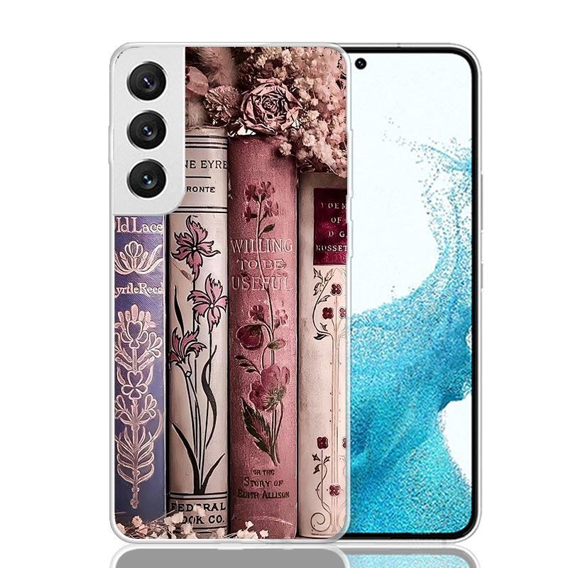 Read Books Illustration Reading Phone Case For Samsung Galaxy S26 S25 Edge S24 S23 FE S22 Ultra S21 Plus S20 + Fundas Cover Coqu