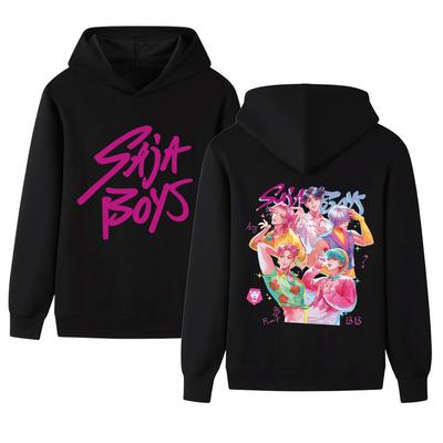 B1207-2 Kids Boys Girls Kpop Rumi Zoey Mira Sajaboys Double-sided Print Long Sleeves Hoodie