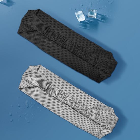 Sportshårbånd for menn kvinner Sklisikkert Fukttransporterende Elastisk Atletisk Svettebånd for Sport Løping Yoga Trening Fitness