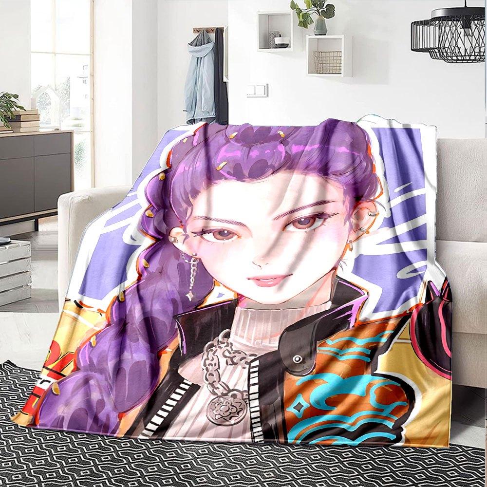 1pc hunter x (21) Blanket Soft Warm Throw for Home, Office, Travel All Season Cozy Bedding Gift, Office Cozy AccessoryB2