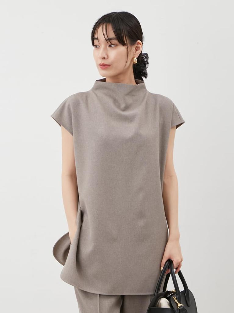 Draped blouse and elastic pants SETUP 09WFO254019 MOC 0 semi-flared