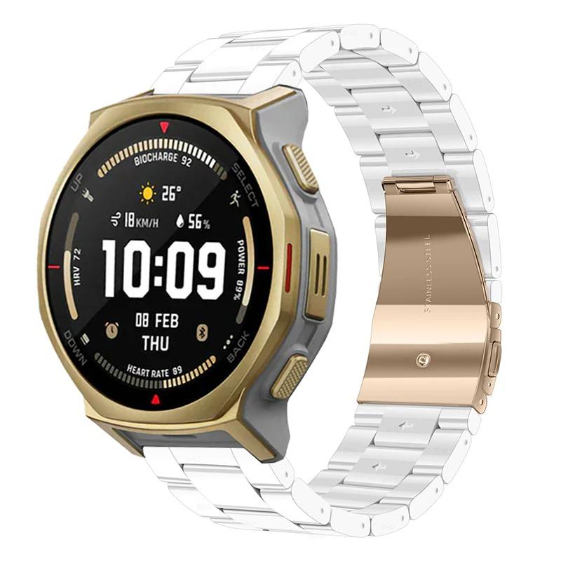 

Resin Strap For Amazfit T-Rex3 Pro 48/44mm Breathable Fashion Durable Bracelet For Amazfit Bip 6-5/Balance 2-1/Active 2-2 Square For Amazfit Helio