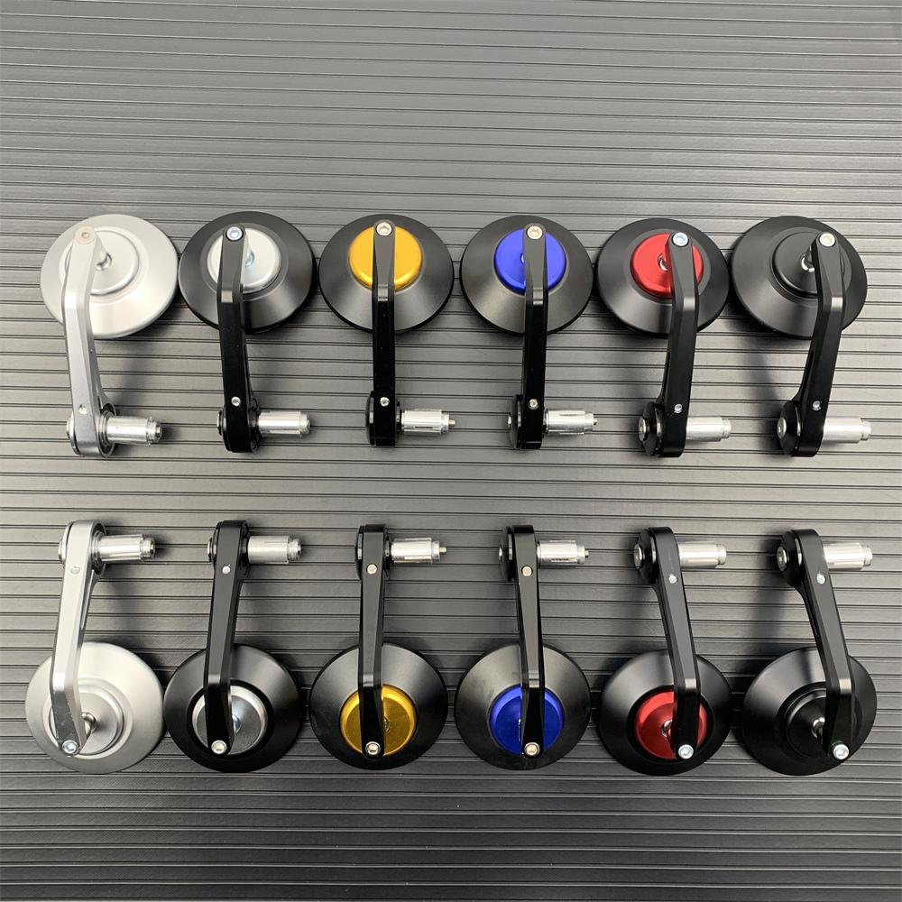 Motorcycle Bar End Mirror Universal Rear View Mirrors CNC Aluminum 7/8" 22mm For KAWASAKI NINJA 400 Z650 Z750 Z800 Z900 MT09 07