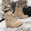 Warm Fur Tactical Military Boots Men Boots Special Force Desert Combat Army Boots Outdoor Hiking Boots Ankle Shoes Men Work Saft