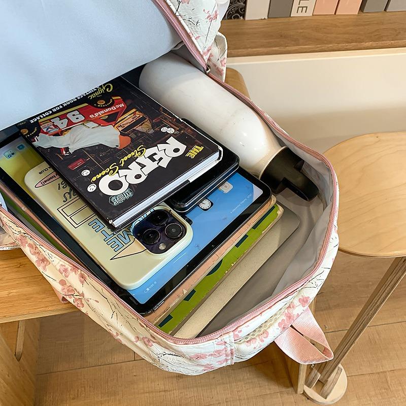 New Chinese style high value fresh and sweet backpack girl junior high school students lightweight large capacity backpack
