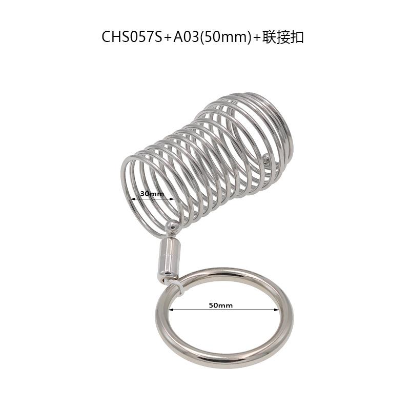 Stainless Steel Penis Ring Half Leakage Pleasure Exotic Condom Sheep Eye Ring Men and Women Game Sex Tools Adult Supplies Do Not Fall off