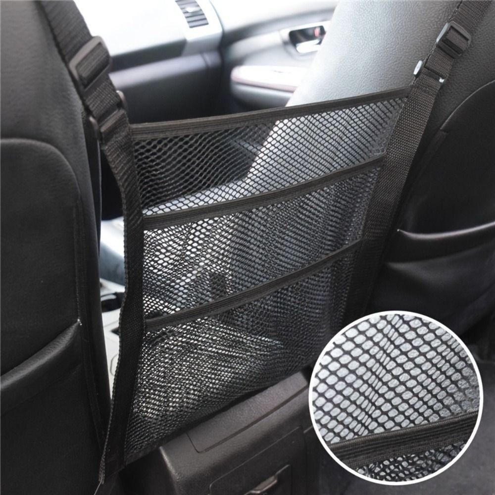 Multi-functional Design Mesh Storage Bag Car Protective Net  Pet Accessories Storage