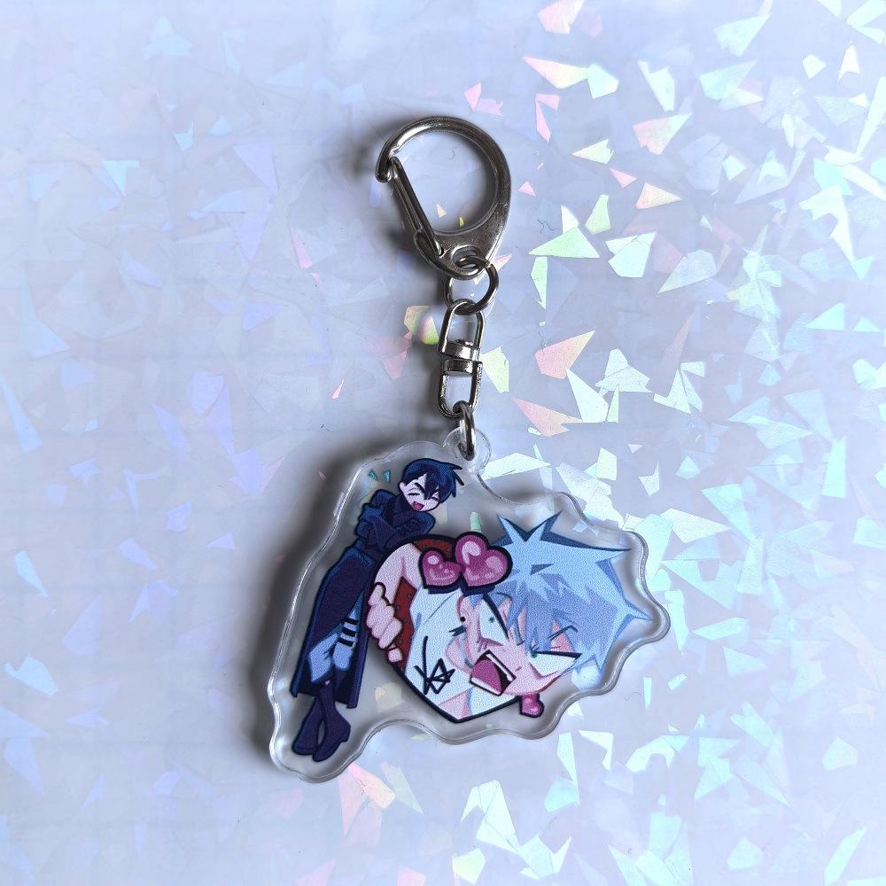 Alien Stage Japanese Anime Peripherals Acrylic Keychain Collectible Backpack Key Ring Creative Birthday Present For Boyfriend Plaything