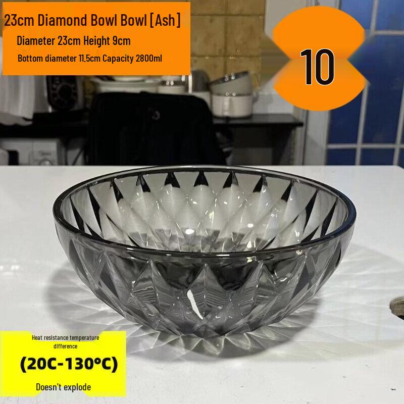 Transparent Acrylic Serving Bowl