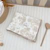 Baby Blanket Floral Soft Cotton Muslin Newborn Swaddle Wrap Receiving Blanket Quick Dry Bath Towel Baby Stroller Cover